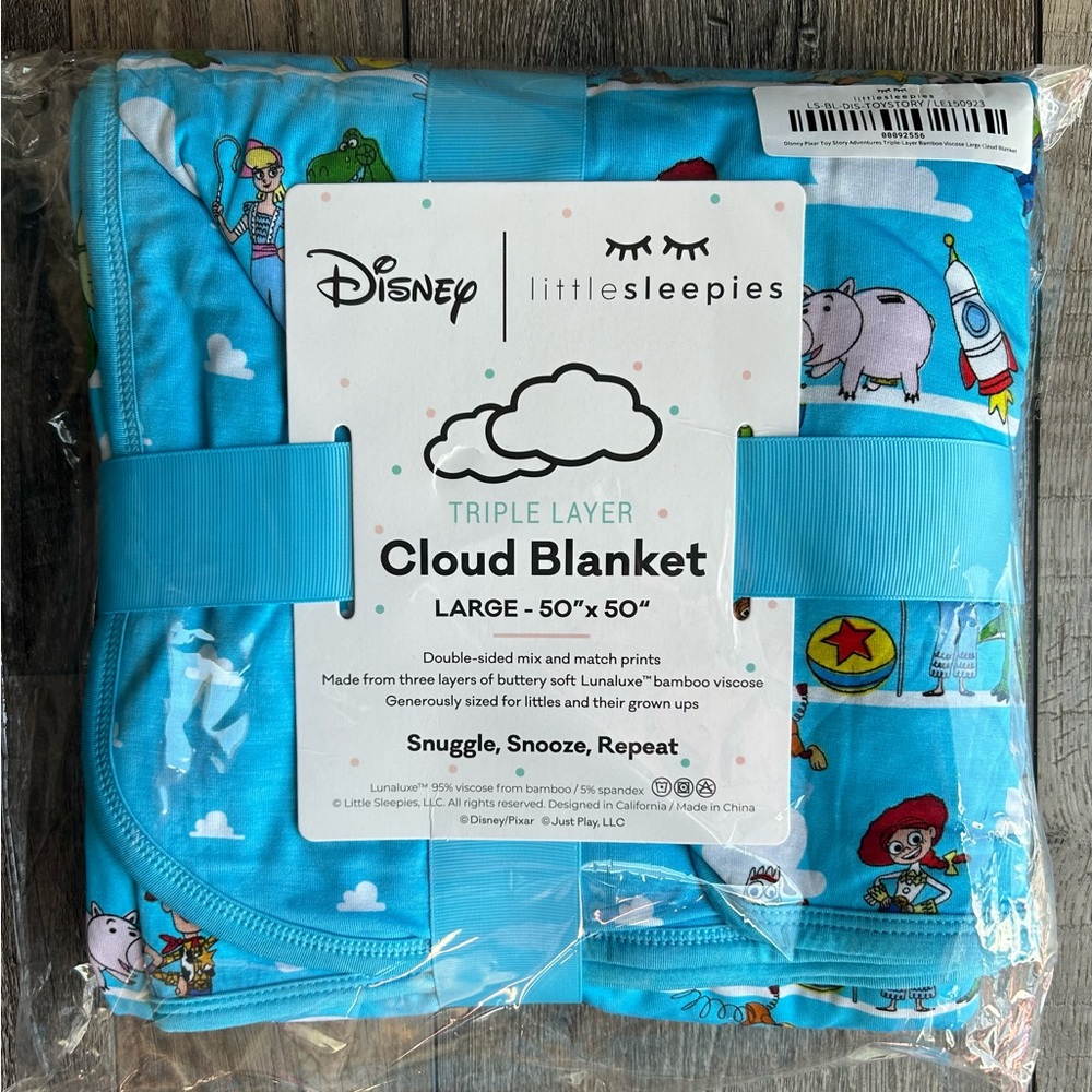 NWT Little Sleepies Toy Story Pals Cloud Blanket
